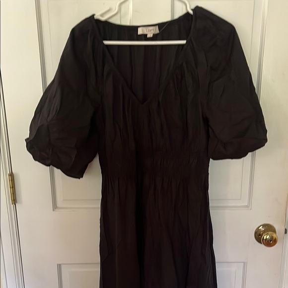 LOFT Elegant Black Maxi Dress - Picture 4 of 6